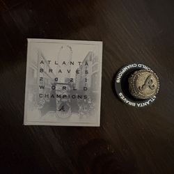 Braves Replica World Series Ring