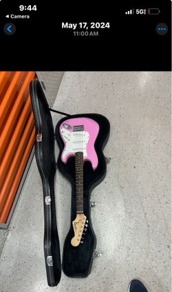 New Fender Mini Squier + Ibanez Amplifier + Case