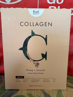 Rael beauty collagen facial sheet masks