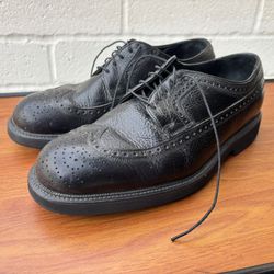 Black Men’s Dress Shoes - 10.5 - Comfortech sole of a Florsheim 