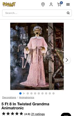 Spirit Halloween Twisted Grandma NEW IN BOX