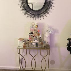 Mirror & Side Table