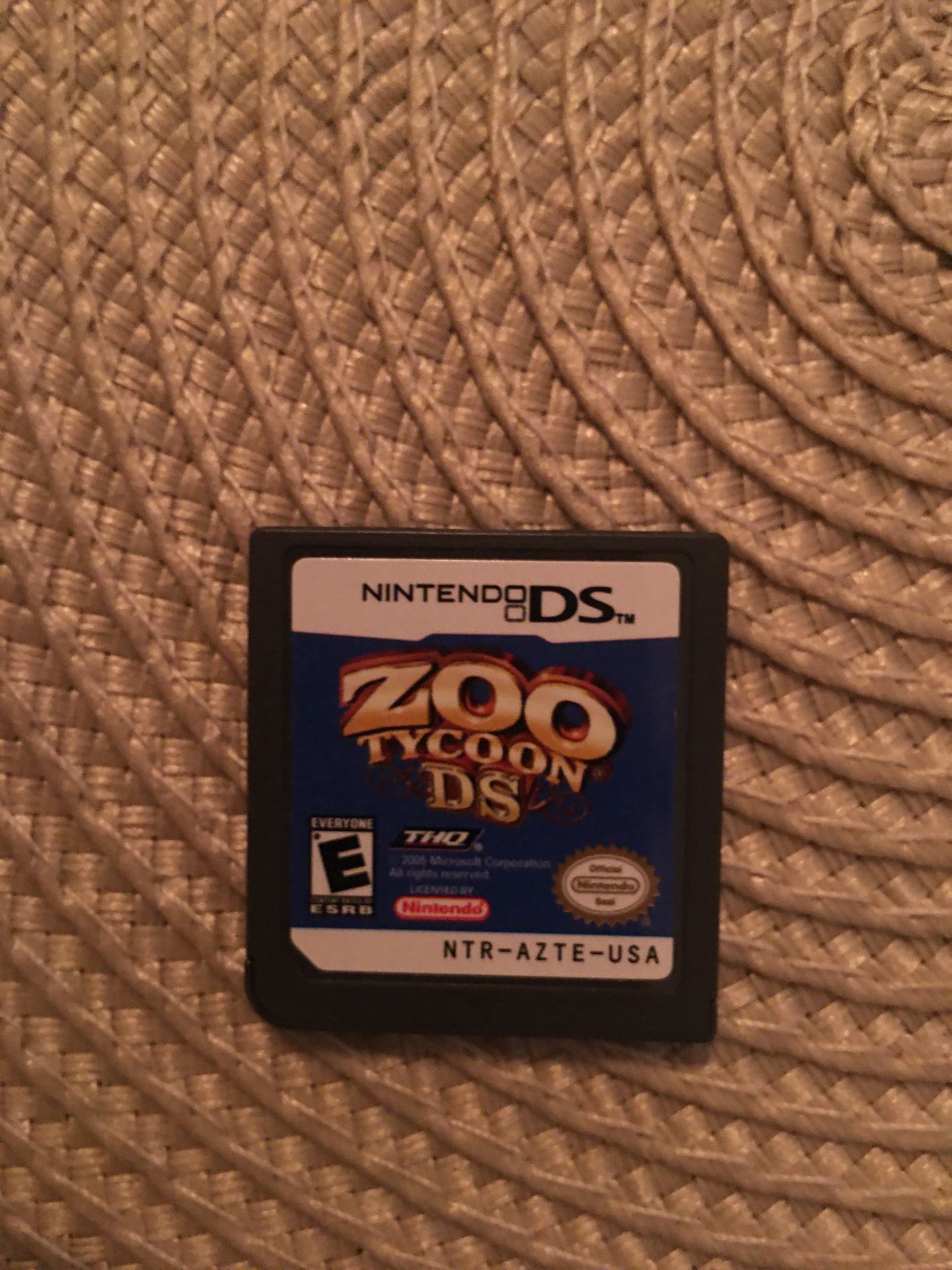 Nintendo ds zoo tycoon