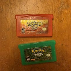 Pokemon Fire Red Leaf Green Authentic