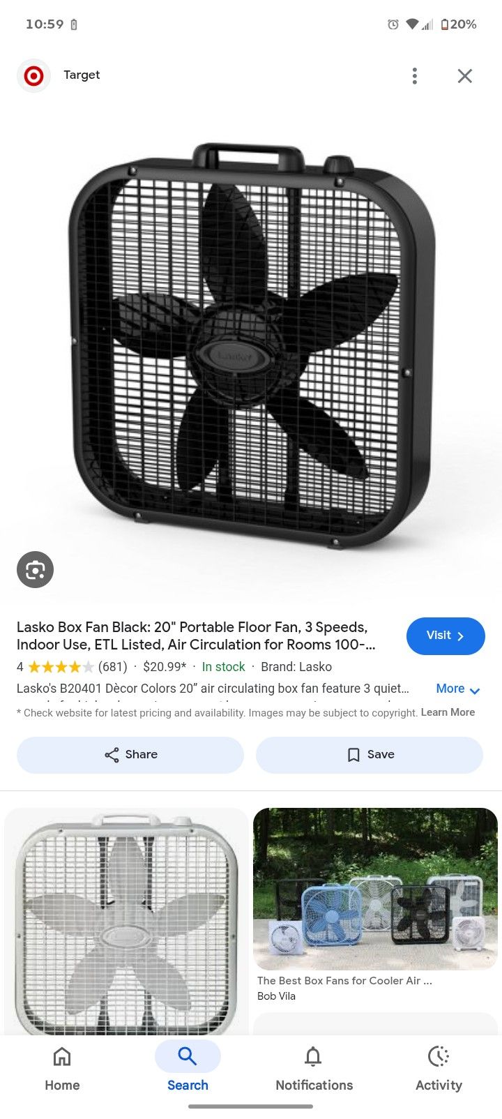 Box Fan For $10 Need Gone By Tomorrow Evening