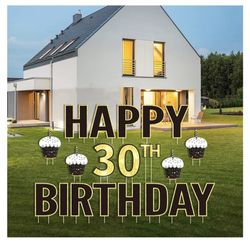 30th Bday Yard Sign
