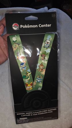 Pokemon center lanyard