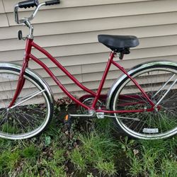 Women’s 26 Inch Beach Cruiser Bike Made In Usa