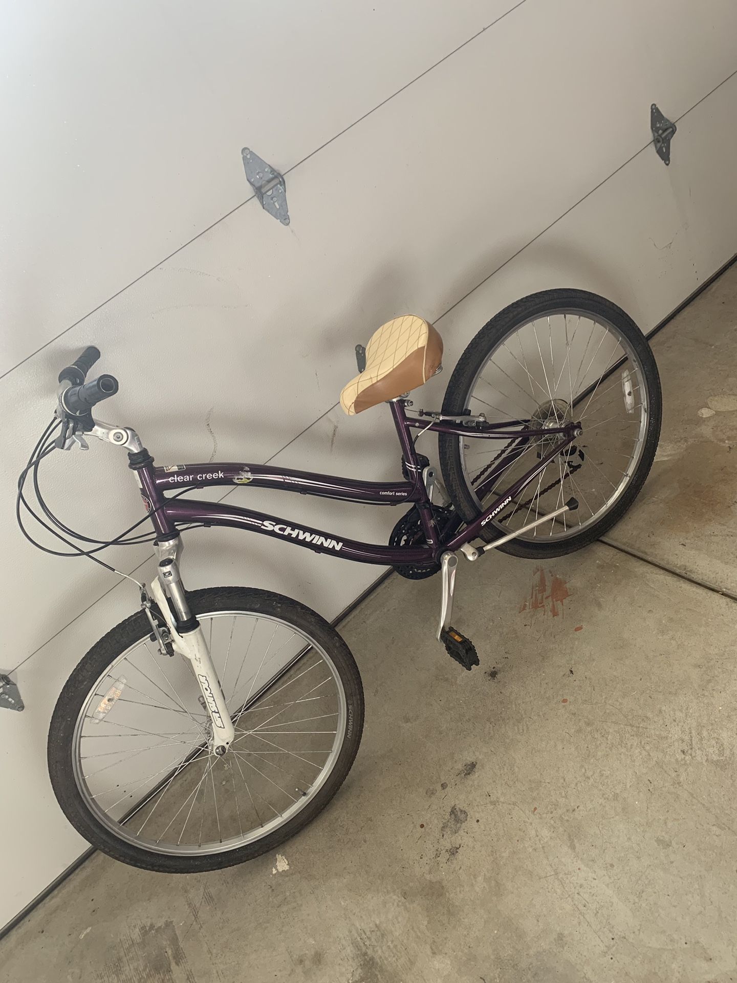 Purple Schwinn Mountain Bike