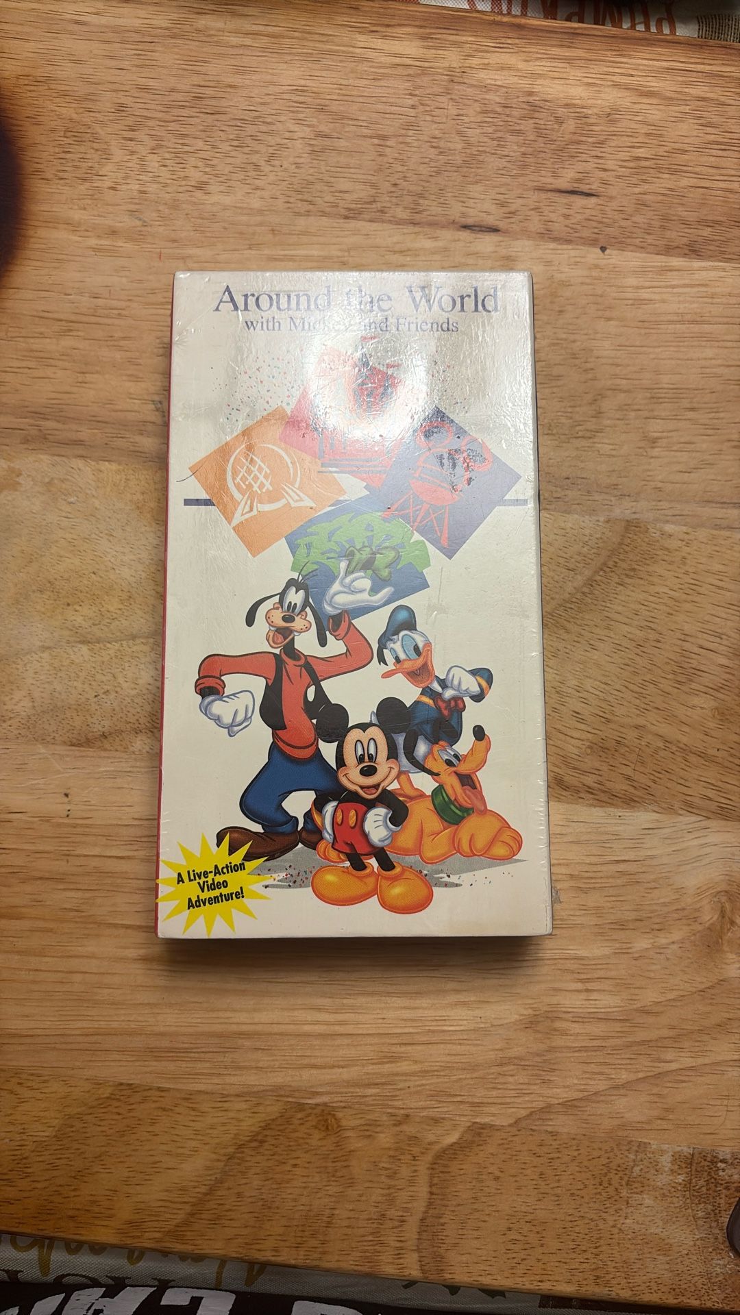 VINTAGE 90s Disney Around The World W Mickey And Friends VHS