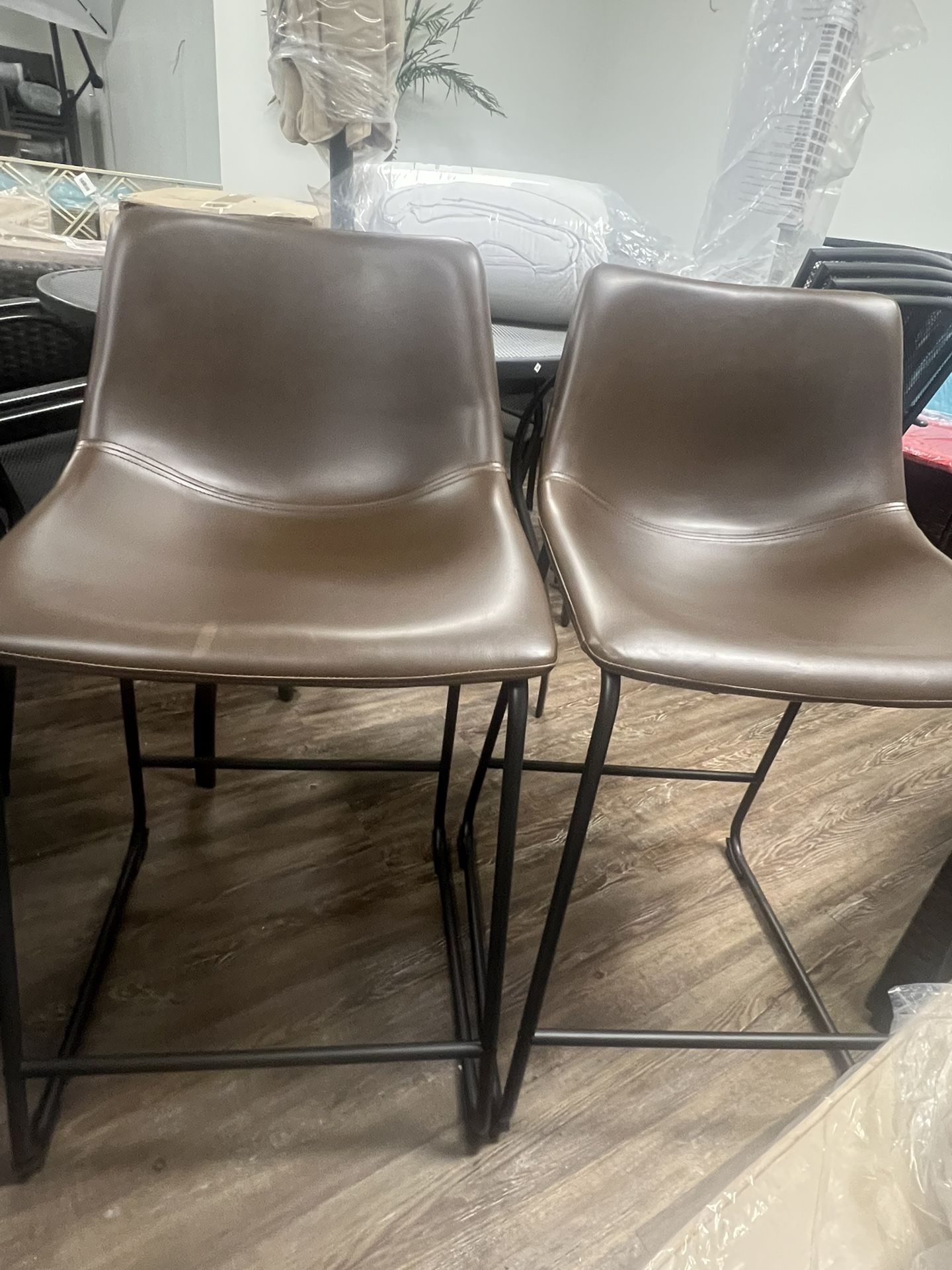 New Brown 24” Counter Stools