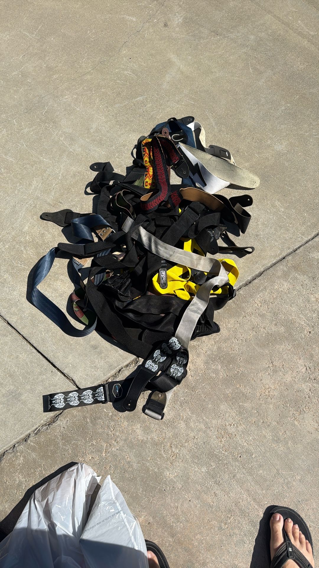 Lot Of Guitar Straps