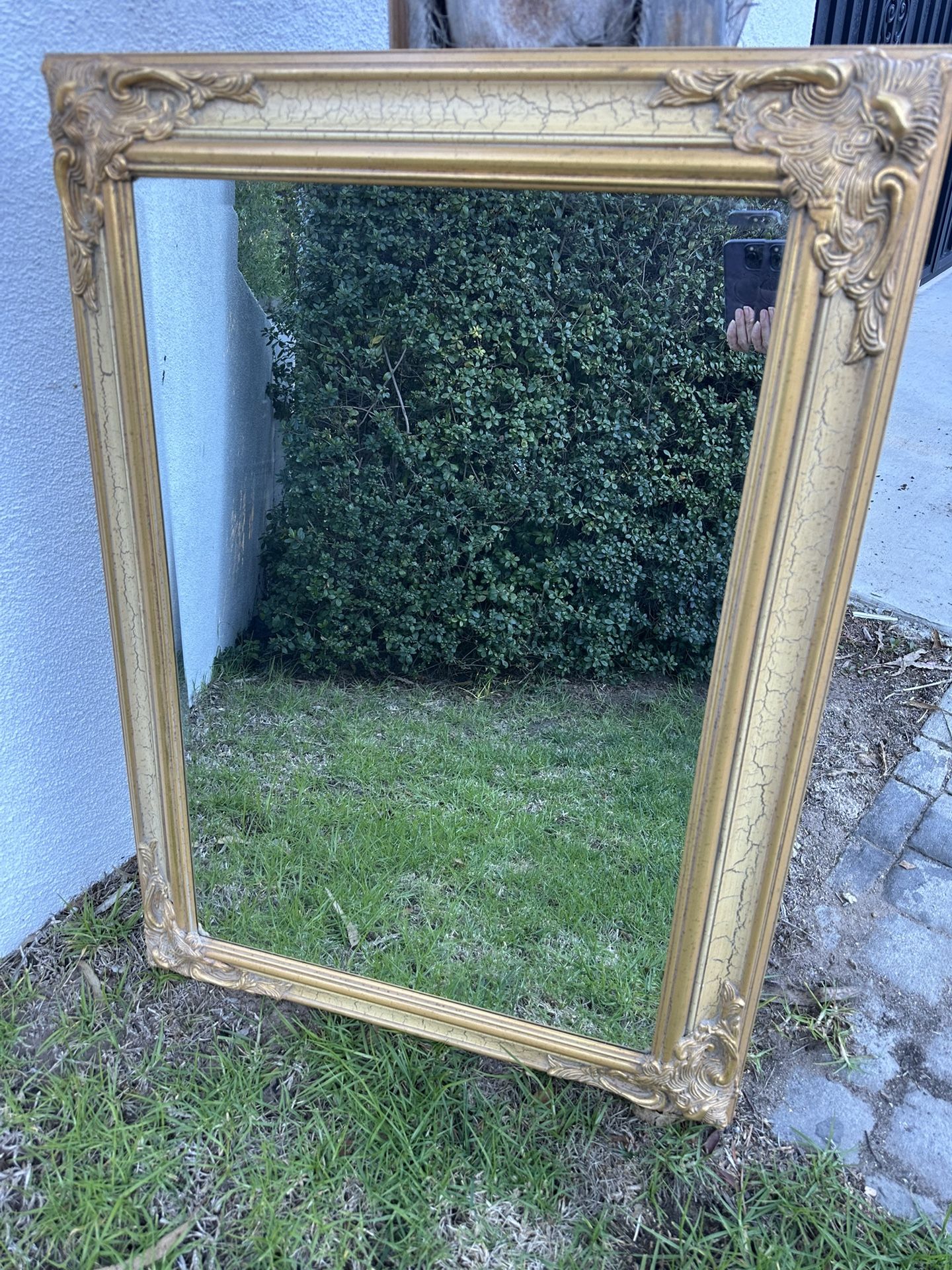 32” X 44” Beautiful Gold Mirror