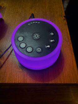 Sound Machine with Color Changing Night Light