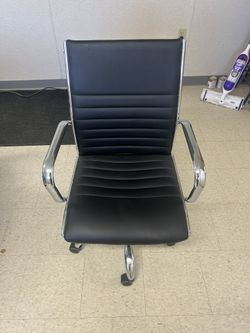 Black Leather Office Chairs