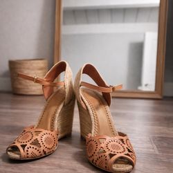 Tory Burch: Warm-toned Espadrille Wedge