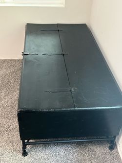 Multi-functional black wooden storage bench