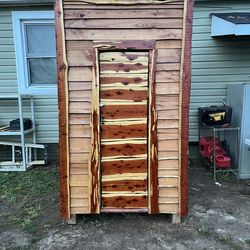 Custom built tool shed