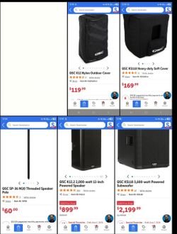 QSC DJ/Live Sound Gear - KS118 3600W & K12.2 2000W Powered System