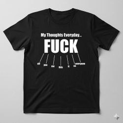 F*ck Off You Me This It Us Everyone - Funny Sarcastic Tee - Highlights the humor and lists the words.
