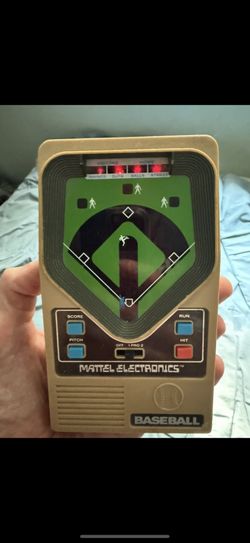 1978 Mattel Electronics Handheld Baseball Gaming Toy 