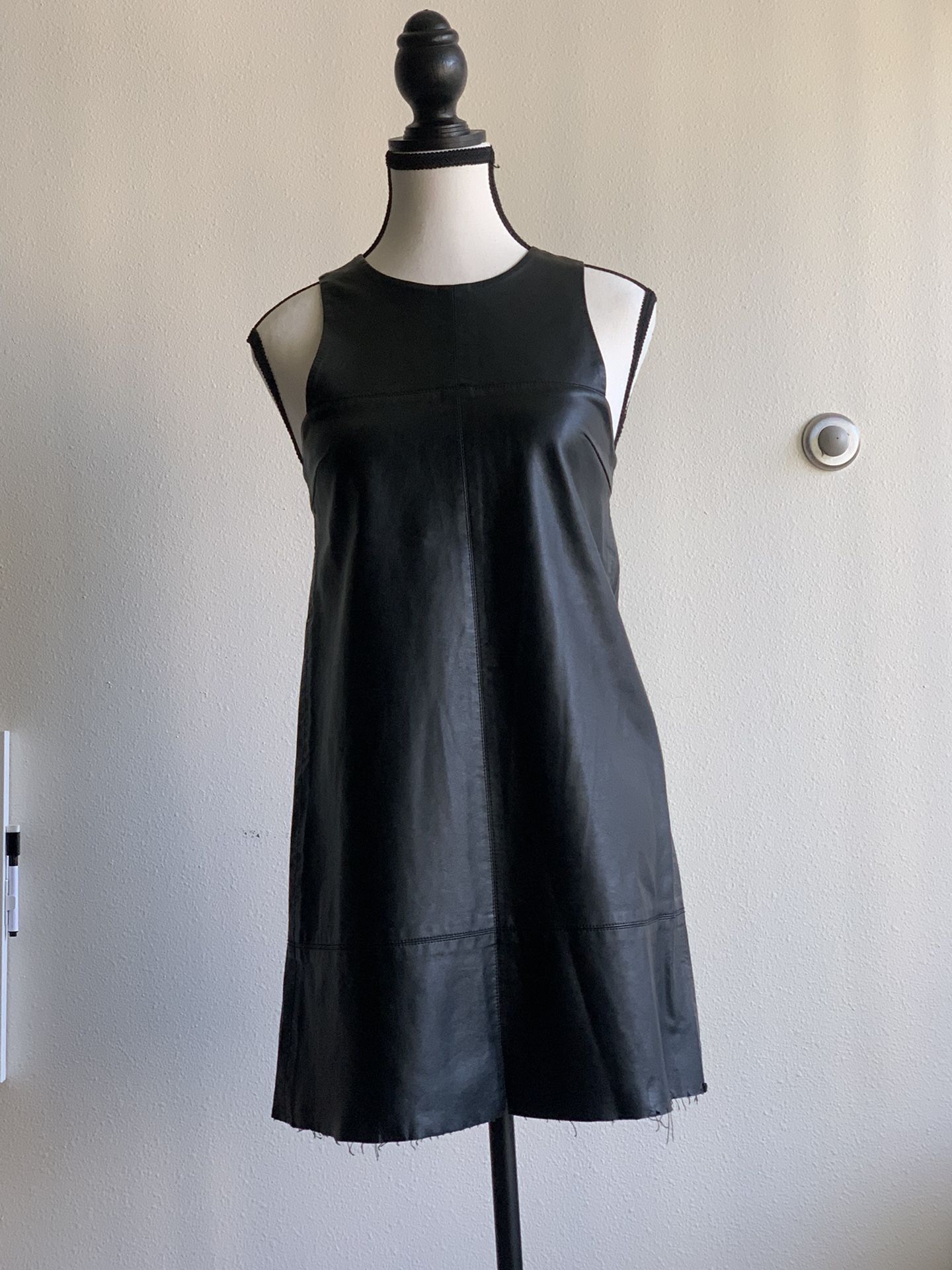 H&M Faux Leather Dress