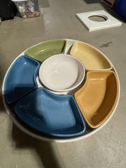 Porcelain Divided Serving Platter