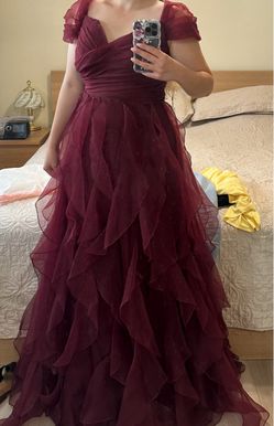 Burgundy Bridesmaids Dress