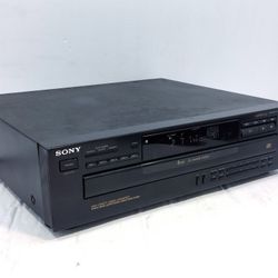 SONY CDP-C445 CD PLAYER 5 DISC CHANGER (NO REMOTE)