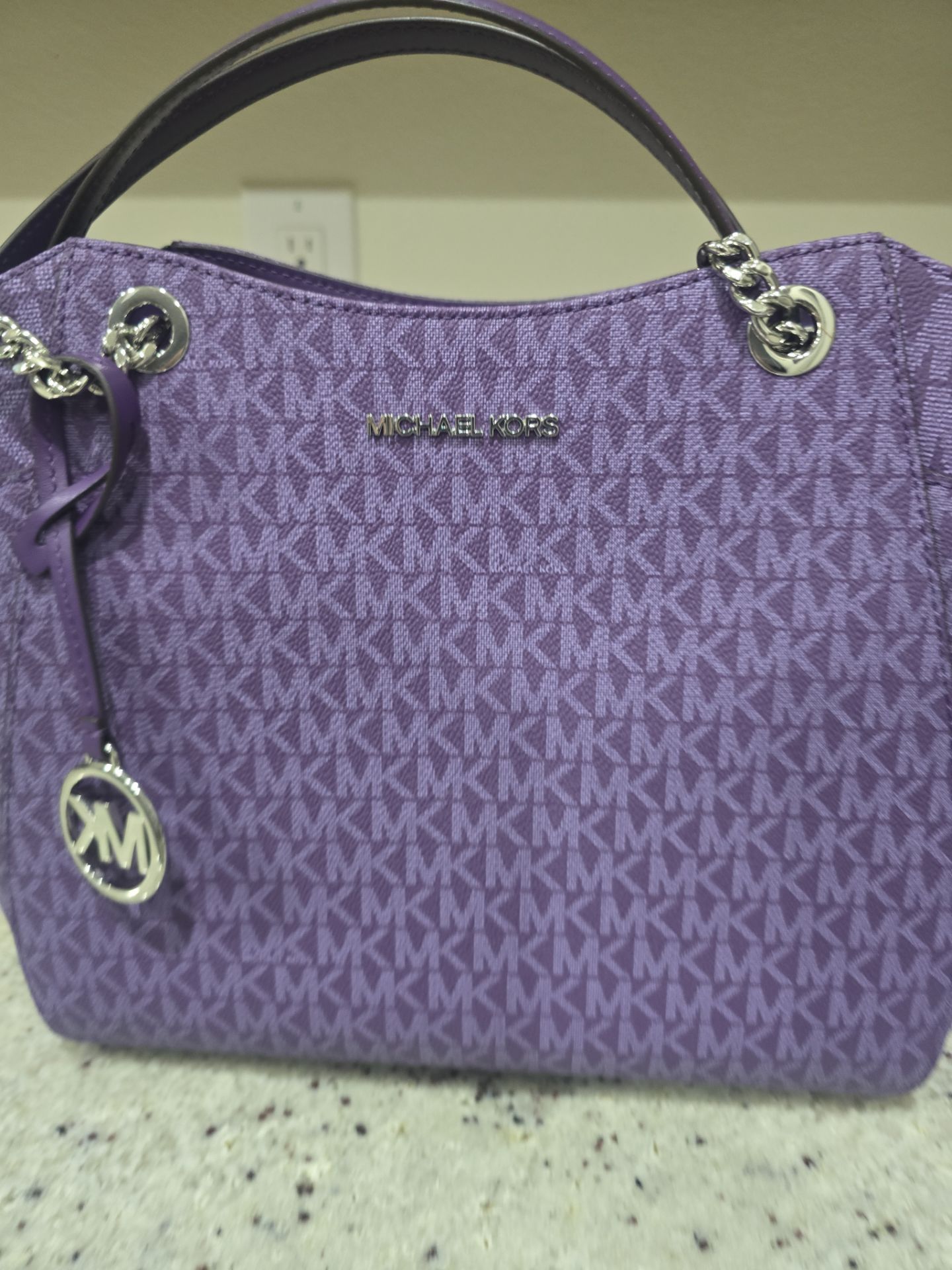 Purple Michael Kors Tote bag