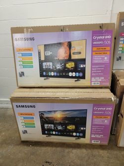Samsung 50” Class U8000F Series Crystal UHD 4K Smart Tizen TV 2025 Model UN50U8000FFXZA