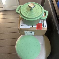 Ecowin small soup pot with lid,2.6 Quart Granite Casserole Small Soup Pot Pasta Cooking Pot,Dual Handles, Small-Duty Cookware for Braising, Cook soup