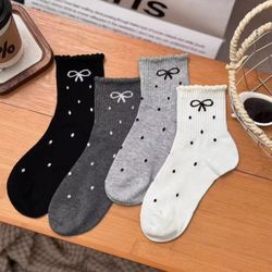 10 Pairs of Elastic Cotton Socks, One Size