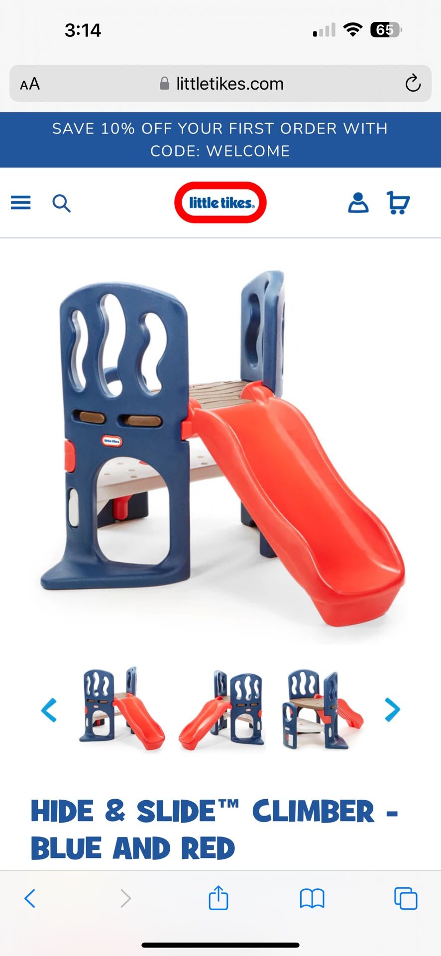 Little Tikes Hide and Slide Climber