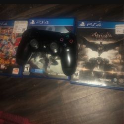 PS4 1 Controller 3 Games 