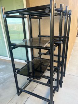Black Shelf Stands