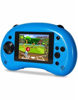 Handheld Game for Kids, 3.2" HD Screen with 213 Retro Video Games , Built-in Classic Game, Portable Travel Gaming Player with Rechargeable Battery, El