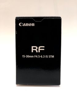 Canon RF 15-30mm f/4.5-6.3 IS STM Lens