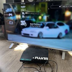 PlayStation 3 and 32” JVC TV