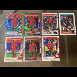 7 PSG Nuno Mendes Vitinha cubic pulsar soccer football card lot. 2023-2024 2024-2025 Optic Donruss UCL Champions League winner  , nm - mint or better 