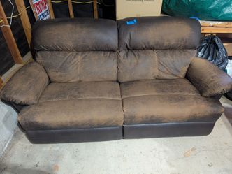 80" Leather Couch