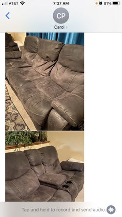 Sofa, Love Sear And King Recliner .