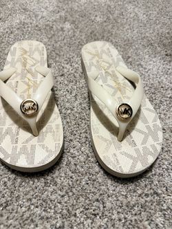 Michael Kors MK Logo Flip Flops