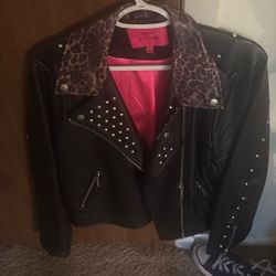 Betsey Johnson Moto Leather Jacket
