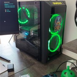 GAMING PC RTX 3060 (12GB) With Monitors and RGB Speaker