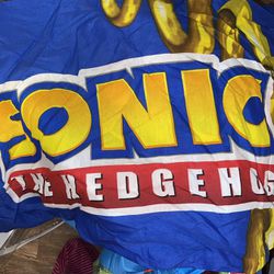 Twin Sonic The Hedgehog comforter Set