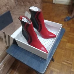 Brand New Beautiful Red & Black Heels Shoes