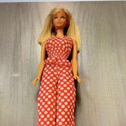 Vintage 70’s Barbie Doll Twist & Turn  Mod Blonde w Original Best Buy Outfit # 7813