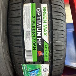 NEW TIRE 215-60-R17 96H