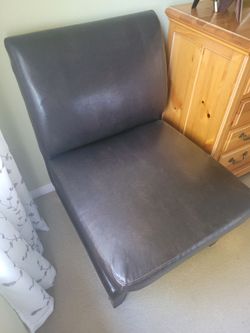 Brown accent chair
